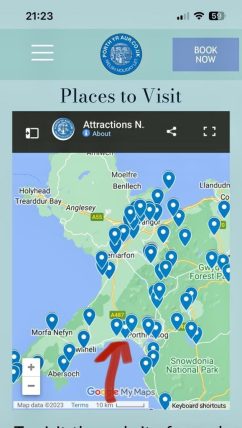 Places to visit near Criccieth